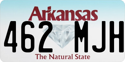 AR license plate 462MJH