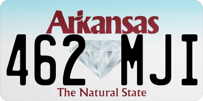 AR license plate 462MJI