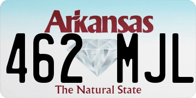 AR license plate 462MJL