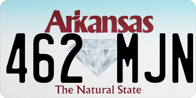 AR license plate 462MJN