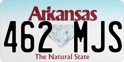 AR license plate 462MJS