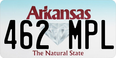 AR license plate 462MPL