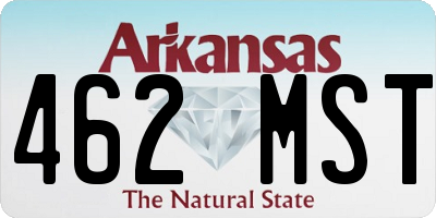 AR license plate 462MST