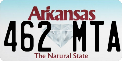AR license plate 462MTA