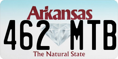 AR license plate 462MTB