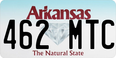 AR license plate 462MTC