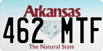 AR license plate 462MTF