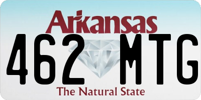 AR license plate 462MTG