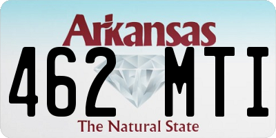 AR license plate 462MTI