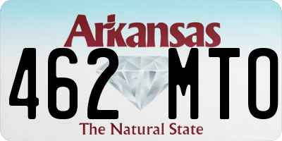AR license plate 462MTO