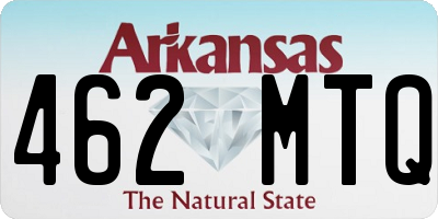AR license plate 462MTQ
