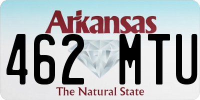 AR license plate 462MTU