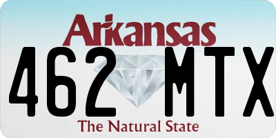 AR license plate 462MTX