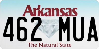 AR license plate 462MUA