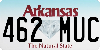 AR license plate 462MUC