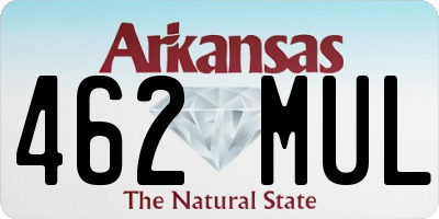AR license plate 462MUL