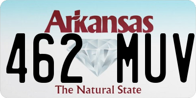 AR license plate 462MUV