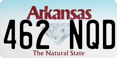 AR license plate 462NQD
