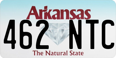 AR license plate 462NTC