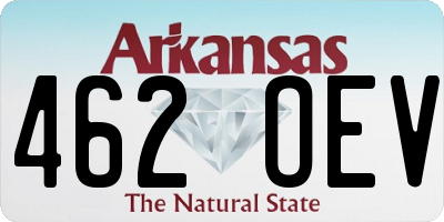 AR license plate 462OEV