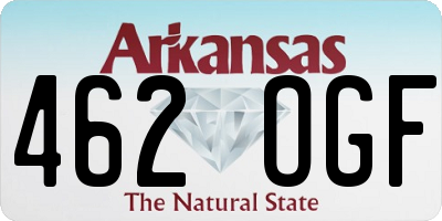 AR license plate 462OGF