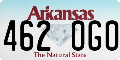 AR license plate 462OGO