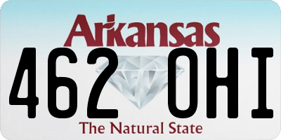 AR license plate 462OHI