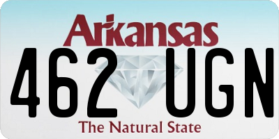 AR license plate 462UGN