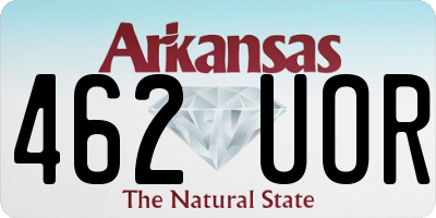 AR license plate 462UOR