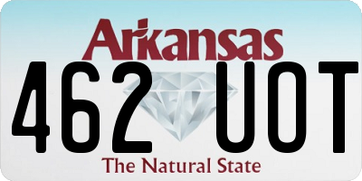 AR license plate 462UOT