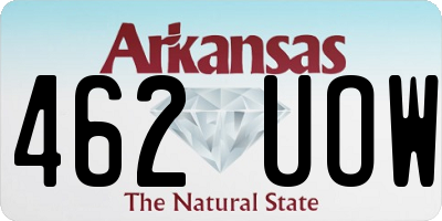 AR license plate 462UOW