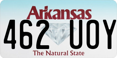 AR license plate 462UOY