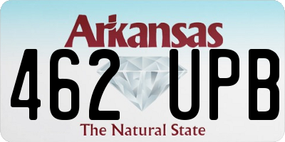 AR license plate 462UPB