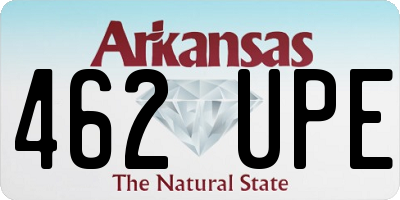 AR license plate 462UPE