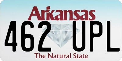 AR license plate 462UPL