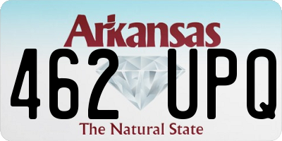 AR license plate 462UPQ