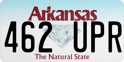AR license plate 462UPR