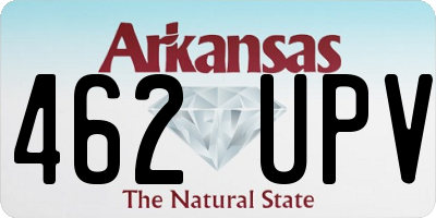 AR license plate 462UPV