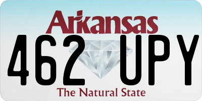 AR license plate 462UPY