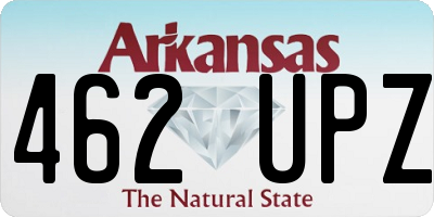 AR license plate 462UPZ