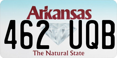 AR license plate 462UQB