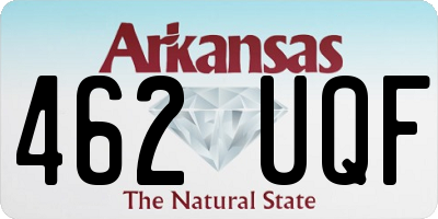 AR license plate 462UQF