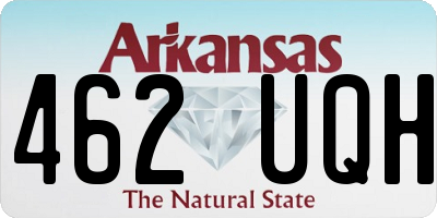 AR license plate 462UQH