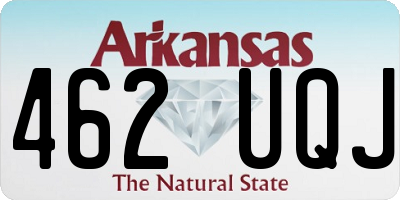 AR license plate 462UQJ