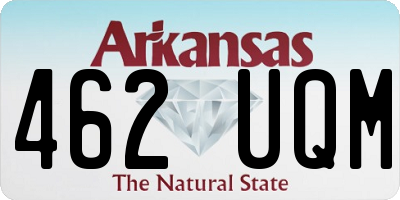 AR license plate 462UQM