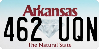 AR license plate 462UQN