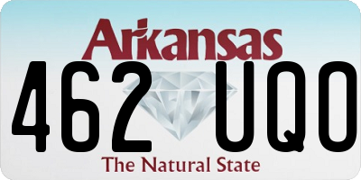 AR license plate 462UQO