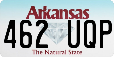 AR license plate 462UQP