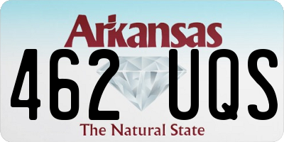 AR license plate 462UQS