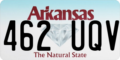 AR license plate 462UQV